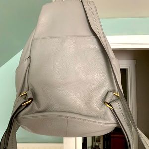 Aimee Kestenberg Grey Leather back pack